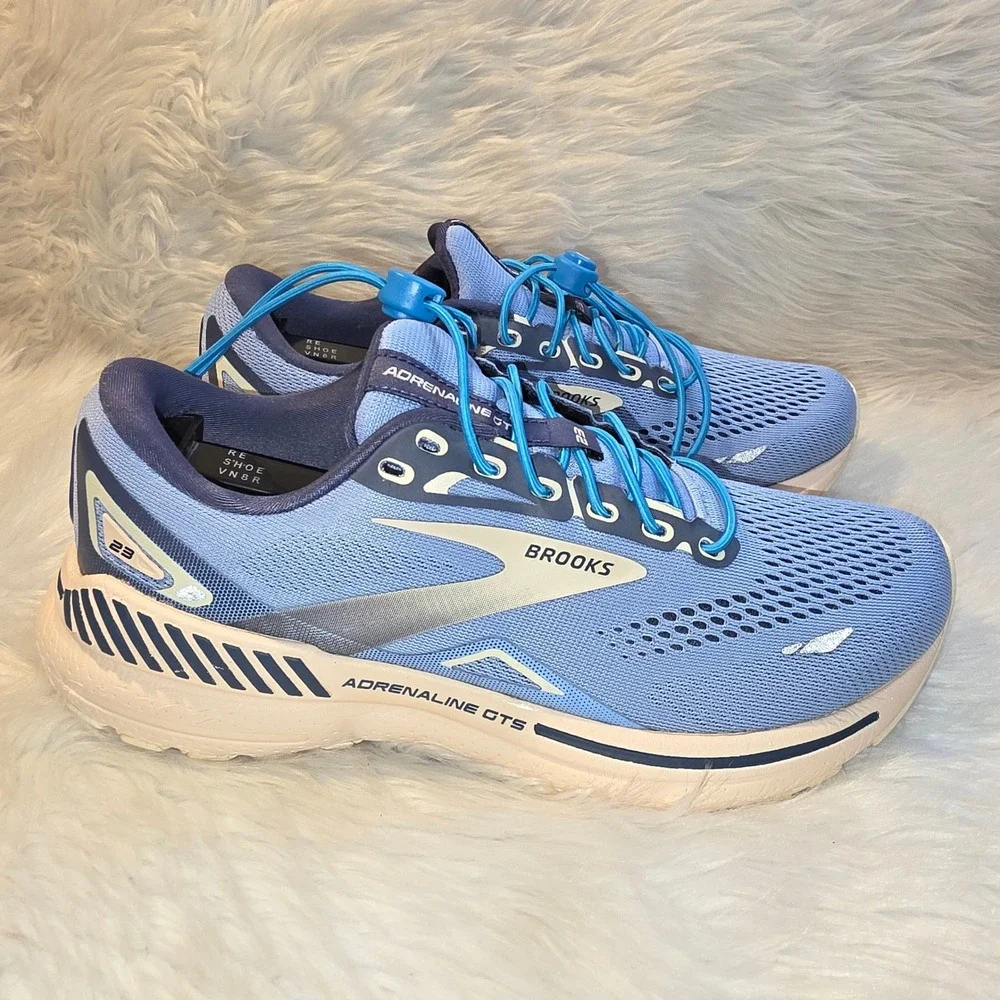 Brooks Adrenaline GTS 23 Shoes - Women's 8 B - Vista Blue Navy